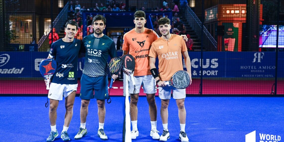 Tapia y Coello avance firme a semifinales en el Bruselas Padel Open