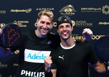 Álex Ruiz y Momo Gonzales sorprenden en Doha derrotando a los número 1