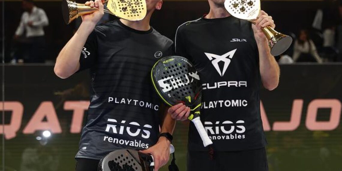 Los 'Superpibes' Franco Stupaczuk y Martín di Nenno ganan el Ooredoo Qatar Major Premier Padel